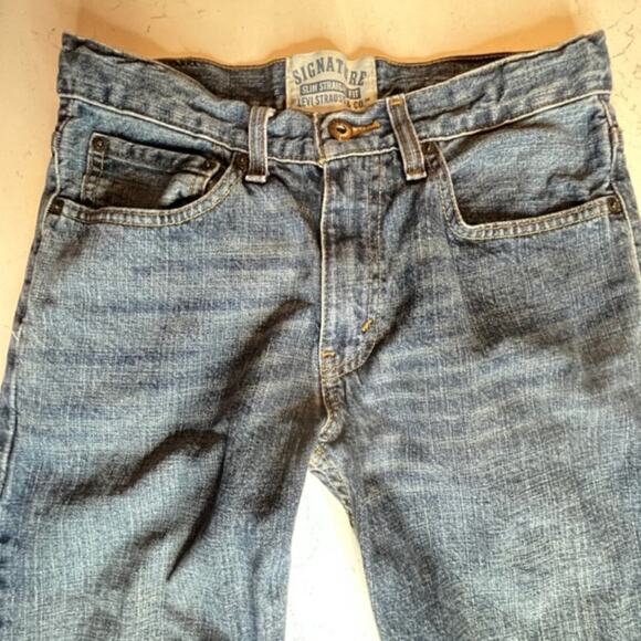 Levi's Slim Straight Fit Jean Size 16 Regular Juniors - Picture 4 of 9